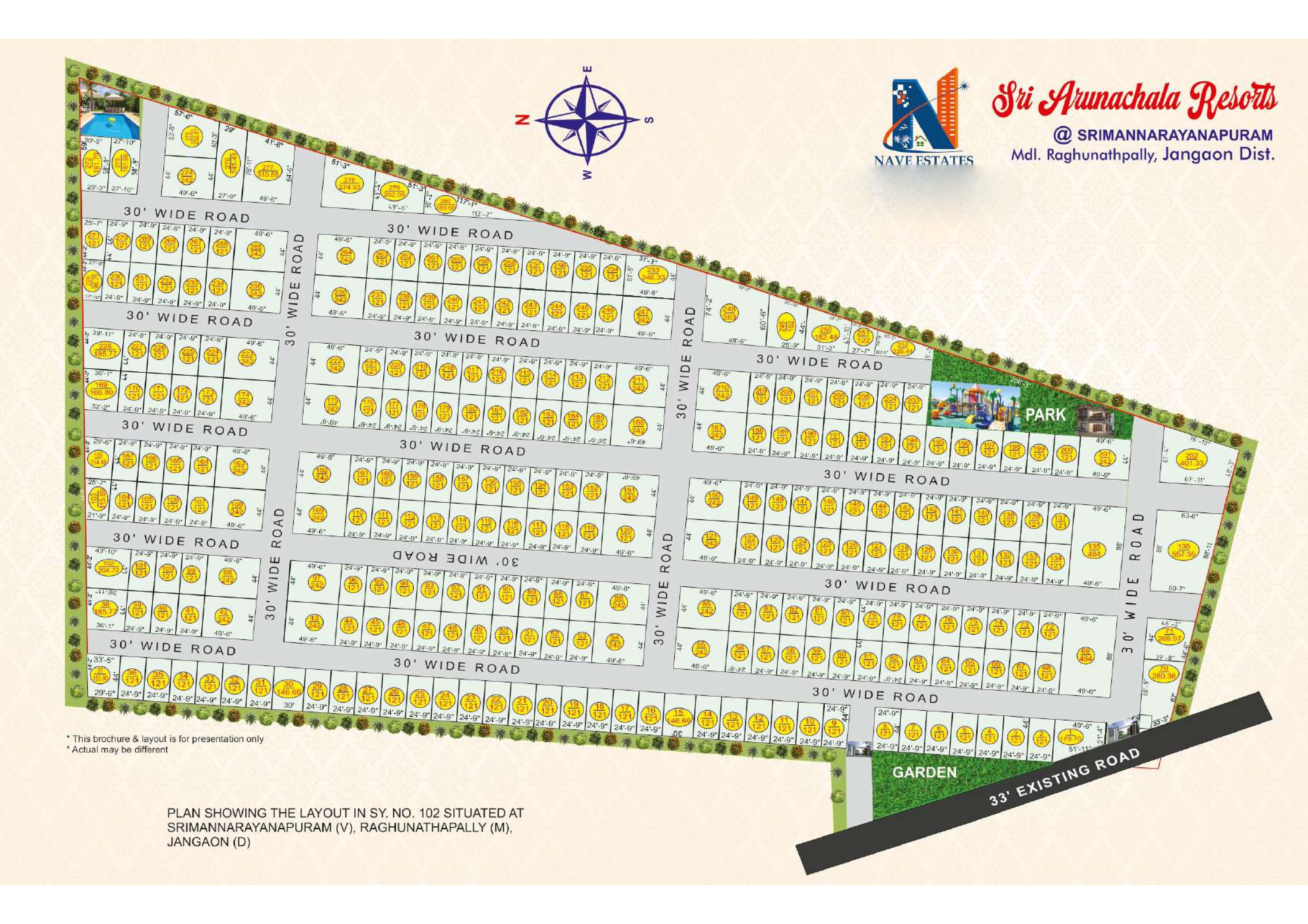 Master Layout Map & Blueprint